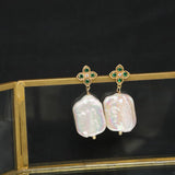 NEW NATURAL FRESHWATER PEARL EARRINGS FOR WOMEN_CWAJE3811