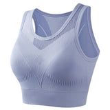 NEW RIMLESS SHOCKPROOF RUNNING VEST YOGA BRA_CWMU0299