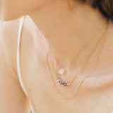 NATURAL STONE PENDANT NECKLACE WITH CARD_CWAJE1049