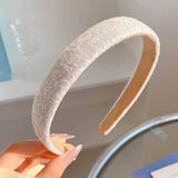 FASHION WIDE BRIM BLUE HEADBAND HAIRPIN HEADDRESS_CWAHA4026