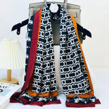 LETTER PRINT SCARF CHIC WINTER WRAP GIFT SHAWL_CWASC0912