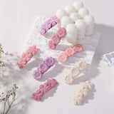 FIVE PETAL FLOWER HAIR CLIPS FOR KIDS HANDMADE_CWAHA6724