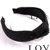 KNOT DECOR BRAIDED DETAIL HEADBAND_CWAHA0220