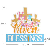 EASTER BUNNY EGG LETTER WOOD STANDING DECOR_CWAJE05392