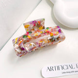 ELEGANT SQUARE HAIR CLAW MEDIUM ACETATE CLIP_CWAHA1483