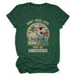 STYLISH WOMENS TEE DONT MESS WITH PRINT_CWTTS1524