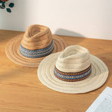 SUMMER LEISURE SUNSHADE BOUTIQUE STRAW HAT_CWAH3414