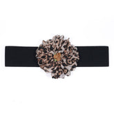 ELASTIC WIDE FLORAL WAIST BELT FOR DRESSES_CWMM6426