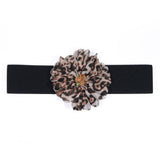 ELASTIC WIDE FLORAL WAIST BELT FOR DRESSES_CWMM6426