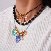 Zircon Cross Tarot Necklace With Natural Stone_Cwmm7523