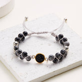 HAND WOVEN ROUND STONE BRACELET_CWAJE2425