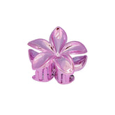 GOLD SILVER EGG FLOWER LARGE HAIR CLAW ELEGANT_CWMM4995