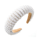 RETRO LIGHT LUXURY PEARL HEADBAND_CWAHA0825