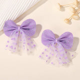 STYLISH DOUBLE LAYER MESH BOW HAIR CLIP FOR KIDS_CWAHA6715