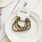 4PCS BRAIDED ELASTIC HAIR TIES SET FOR WOMEN_CWAHA0334