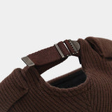 Cwah3167_Outdoor All-Match Round Top Knitted Beret