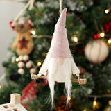 Cute Swinging Faceless Santa Tree Ornament_Cwmm9921