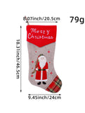 EMBROIDERED GIFT CHRISTMAS STOCKING CANDY BAG_CWMS1451