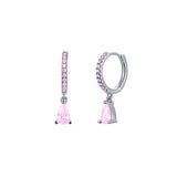 LIGHT LUXURY TEARDROP DIAMOND FRENCH EARRINGS_CWAJE1718