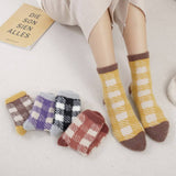 MID TUBE WINTER WARM PLUSH SLEEPING SOCKS_CWMS0969