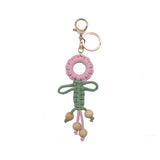 2024 HAND WOVEN FLOWER KEYCHAIN_CWMM1571