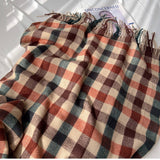 Vintage Wool-Blend Scarf Cozy Winter Neck Wrap_Cwasc1476