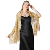 FLORAL LACE TIE DYE SHAWL BRIDAL EVENING WRAP_CWASC1092