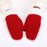 ADULT PLUS VELVET KNITTED WOOL FINGERLESS GLOVES_CWAG0256