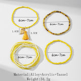 HANDMADE TASSEL ANKLET WING CHARM DESIGN_CWMM6364