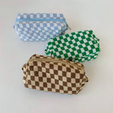 PLAID WASH BAG COSMETIC BAG_CWAB1031