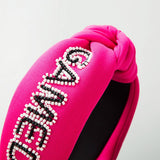 PERSONALIZED DESIGN COLORFUL TURQUOISE HEADBAND_CWAHA1975