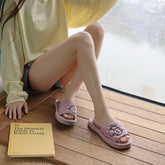 CUTE CAT COTTON HANDMADE THICK SLIPPERS_CWSHF0186