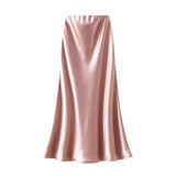 SATIN FISHTAIL MIDI SKIRT WITH SLIMMING FIT_CWBMS0334
