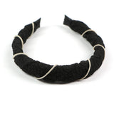 SIMPLE CRUMPLED PLEATED HEADBAND_CWAHA0985