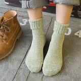 5PCS SET THICK THREAD IMITATION WOOL SOCKS_CWMS0279