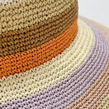 SUMMER COLORFUL FASHION HOLIDAY STRAW HAT_CWAH3587