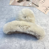 REX RABBIT FUR CLAWS ELEGANT MIXED COLOR CLIPS_CWASC1591