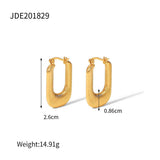PERSONALIZED HIGH END GOLD PIGMENT HOOP EARRINGS_CWMM2350