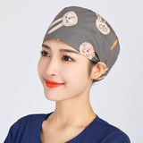 OPERATING ROOM ROUND HAT CARTOON THIN COTTON HAT_CWAH3384