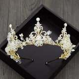 BRIDAL WEDDING CRYSTAL TIARAS HANDMADE CROWN_CWMM2027