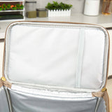 CHECKERED BENTO BAG LARGE CAPACITY CARRYING BAG_CWAB1728