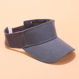 EMBROIDERED LETTER VISOR HAT SUMMER SUNSHADE CAP_CWAH3284