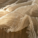 Fashionable Solid Color Warm Fringed Scarf