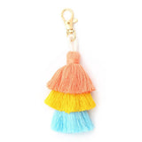 BOHEMIAN HANDMADE MULTI LAYER TASSEL KEYCHAIN_CWAB5022