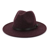 AUTUMN AND WINTER CLASSIC FLAT BRIM JAZZ HAT_CWAH1777
