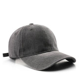 AUTUMN WINTER WASHED DENIM BASEBALL CAP UNISEX_CWAH2824