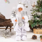 12 INCH STANDING SANTA CLAUS DECORATIVE FIGURE_CWMM2767