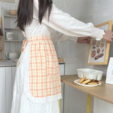 BOW LACE SKIRT AND HALF BODY APRON_CWMM5796