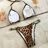 LEOPARD PRINT BIKINI SET SEXY SWIMSUIT_CWMW0311