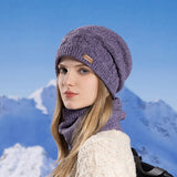 Winter Outdoor Cycling Hat And Scarf Two-Piece Set_Cwasc1120
